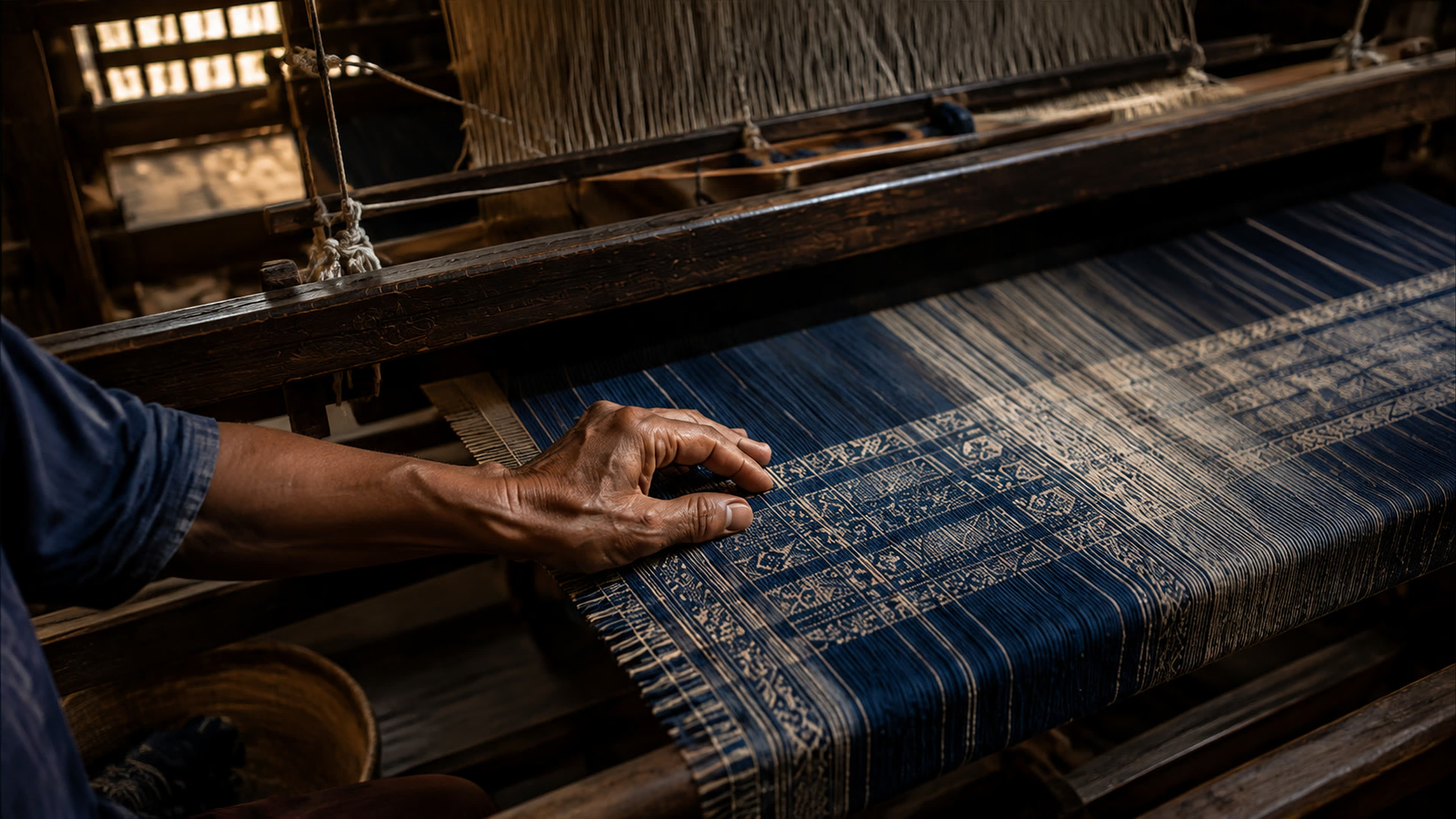 Finished Handloom textile work from Vishita